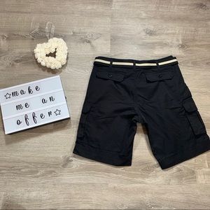 ED. Jordan men’s black cargo shorts